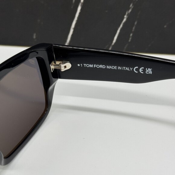 NEW TOM FORD SILVANO-02 TF989 01A BLACK WOMEN SUNGLASSES TOM FORD FT0989 01A main image 9